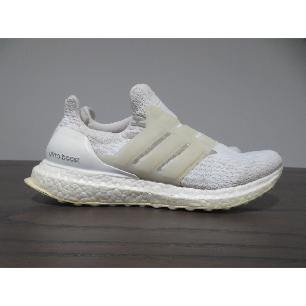 Adidas Ultraboost 3.0 Womens 6 Shoes White Running Sneaker Gym Walking